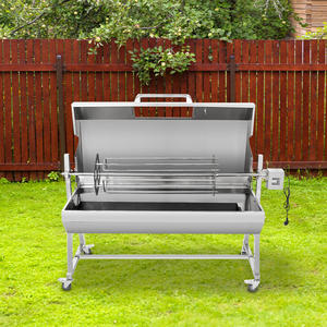 Tùy chỉnh lớn thép không gỉ nhổ rang xay than <span class=keywords><strong>Rotisserie</strong></span> BBQ nướng với 85kg động cơ - Product Image 1
