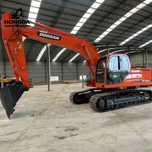 Doosan DX225-Excavadora de orugas usada, 25 toneladas, peso operativo, condición de segunda mano, motor central, caja de cambios, bomba de engranajes, cojinete PLC - Product Image 1