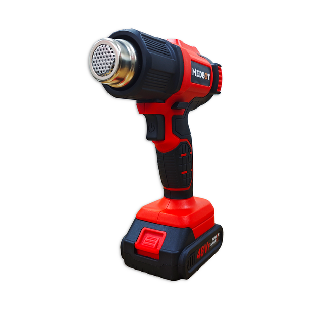 21V Max Lithium-ion Battery Hot Air Gun Kit Variable Temperature Settings Mini Rechargeable Portable Cordless Heat Gun