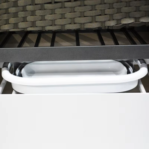 Cesta plegable de plástico Gris grande <span class=keywords><strong>para</strong></span> la colada, nuevo diseño <span class=keywords><strong>para</strong></span> almacenamiento de <span class=keywords><strong>ropa</strong></span> sucia, cesto de limpieza - Product Image 4