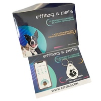 Badge d'identification NFC et QR Code pour animaux de compagnie : Collier de suivi anti-perte pour la sécurité des chiens et des chats