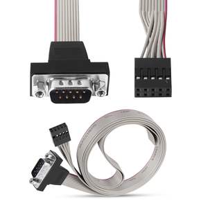 Cable Plano PNGKNYOCN DB9 a 10 Pines IDC Serial RS232 Macho a Conector de Placa Base, Nuevo, para PC, Impresora, Escáner - Product Image 4
