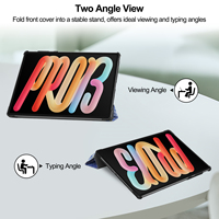 Étui de protection pour tablette Lenovo Tab Idea Pro Gen2/ Pro GT13/Pro 13, avec support pliable à trois volets, anti-rayures, Smart Folio