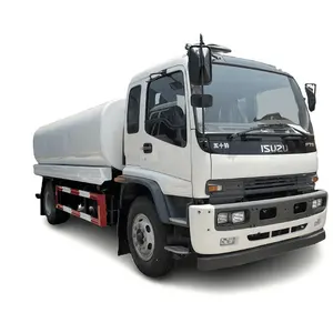1suzu 4x2 16000L I-SUZU material water tank truck tanker stainless steel drinking water tanker truck for sale