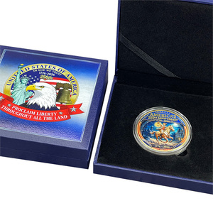 Moneta Commemorativa USA 250° Anniversario dell'Aquila Calva 90x90mm con Confezione Regalo, Decorazione per il Giorno dell'Indipendenza, Souvenir da Collezione - Product Image 6