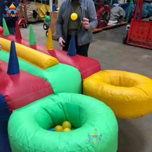 Jeu de balle flottante gonflable pour adultes et enfants, en PVC, avec balles océaniques, pour l'extérieur, jeu de défi, dès 3 ans - Product Image 4