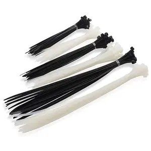7.6MM Wide 200MM Long Nylon Self-Locking Plastic Cable Tightener Tie Made In China