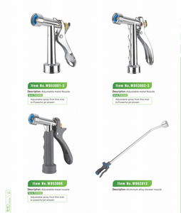 Pistolet à eau de jardin à <span class=keywords><strong>haute</strong></span> <span class=keywords><strong>pression</strong></span> WD, poignée souple, flexible, en aluminium, <span class=keywords><strong>avec</strong></span> jet de vapeur, <span class=keywords><strong>lance</strong></span> réglable à pulvérisation variable, vente chaude - Product Image 2