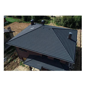 La Chine fabricant de couleur de la pierre revêtue de métal acier bardeaux de toiture carreaux de tôle de conception traditionnelle pour les hôtels à bas prix - Product Image 6