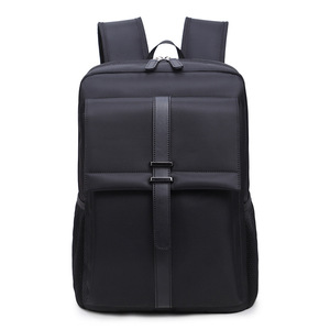 Sac à dos pour homme en noir avec logo personnalisé, sac à dos pour ordinateur portable, sac à dos d'affaires, mochilas, sac à dos - Product Image 2