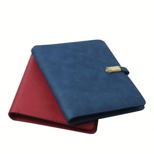 2026 PU Leather Eco Friendly Luxury Loose <b>Leaf</b> Notebook Metal Buckle Custom Logo Business Journal Diary Vintage Hardcover Office - Product Image 4