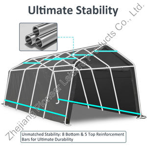 <span class=keywords><strong>Usine</strong></span> directement tente <span class=keywords><strong>de</strong></span> stockage <span class=keywords><strong>de</strong></span> <span class=keywords><strong>jardin</strong></span> 13x20ft cadre en métal robuste gris foncé <span class=keywords><strong>abri</strong></span> <span class=keywords><strong>de</strong></span> vélo <span class=keywords><strong>abri</strong></span> <span class=keywords><strong>de</strong></span> stockage <span class=keywords><strong>de</strong></span> patio pour le <span class=keywords><strong>jardin</strong></span> - Product Image 2