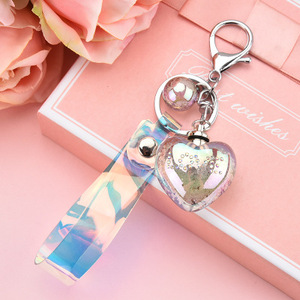 Llavero de acrílico con burbujas de cristal, brillante, para decoración de bolsos, colgante creativo para mochilas escolares de estudiantes - Product Image 4