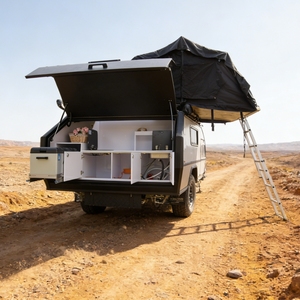 Remorque de camping-car en forme de larme prête pour l'aventure, conçue pour le tourisme tout-terrain en Australie - Product Image 3