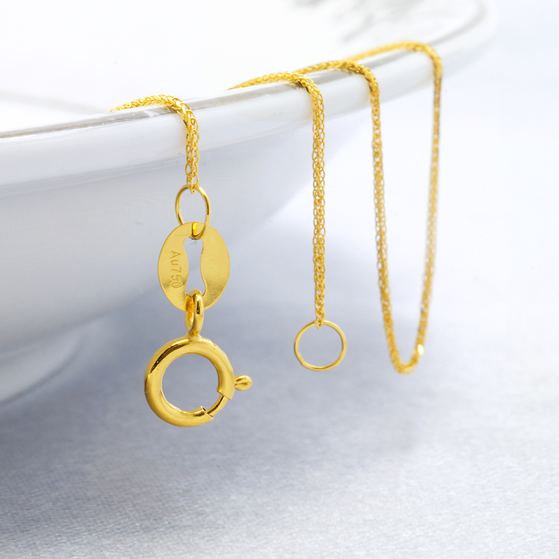 Shop AU750 Real Gold Jewelry - 18K Solid Gold Chains