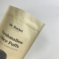 Benutzer definierte umwelt freundliche kleine Kraft papier beutel Recycelbare und biologisch abbaubare Heißsiegel-Verpackungs beutel, gedruckt mit Ihrem Logo