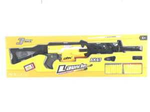 <span class=keywords><strong>Pistola</strong></span> de juguete automática eléctrica DIY, <span class=keywords><strong>pistola</strong></span> de juguete electrónica de recarga de 20 <span class=keywords><strong>dardos</strong></span> de espuma con ráfaga suave de 3 modos - Product Image 6