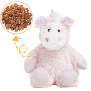 <span class=keywords><strong>Peluche</strong></span> chauffante au <span class=keywords><strong>micro</strong></span>-ondes en forme de licorne, coussin chauffant amovible et lavable, jouet en <span class=keywords><strong>peluche</strong></span> lesté personnalisé pour soulager le stress - Product Image 1