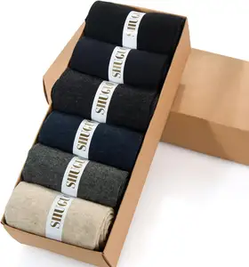 Factory Direct Sale Cotton Office Dress Socks Crew Socks For Business Men
