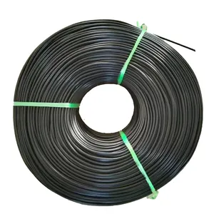 Polipropileno de alta densidade, polipropileno (pp) preto/branco haste de solda 1/8 "dia-125" 4mm para extrusor de plástico soldador