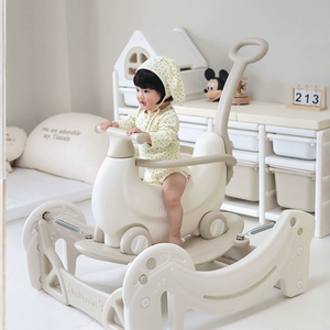 Voiture à bascule banane 5 en 1 pour bébés, cheval à bascule anti-chute amélioré, voiture à bascule pour tout-petits, scooter pour cadeaux de 1er anniversaire - Product Image 3