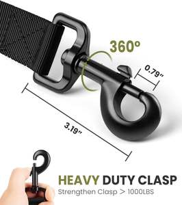 Laisse robuste Outdoormaster Bungee avec absorption des chocs, laisse d'entraînement à 2 poignées rembourrées, sécurité et confort améliorés pour chien - Product Image 4