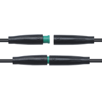 Câble circulaire étanche Micro M6 SJTW IP65, mini connecteur, contacts en cuivre plaqué or, raccordement fileté, 10A, vélo électrique