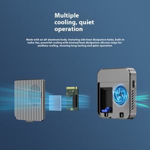 2230M aluminium MagSafe ekspansi Hard Drive kandang M.<span class=keywords><strong>2</strong></span> NVMe SSD eksternal casing Tipe C SATA USB Mobile Solid State <span class=keywords><strong>Box</strong></span> - Product Image 4