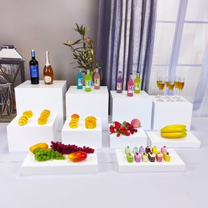 EDa Décorations en céramique pour aliments froids adaptées à l'usine <span class=keywords><strong>Table</strong></span> à dessert pour buffet Support à pâtisserie <span class=keywords><strong>Table</strong></span> à dessert en acrylique - Product Image 4