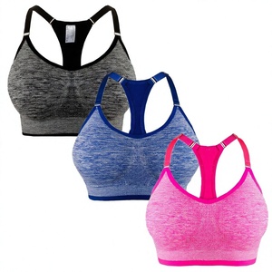 Sujetador Deportivo para Mujer, de Alta Sujeción, Transpirable, de Secado Rápido, para Gimnasio, Yoga, con Relleno Extraíble, Personalizado OEM - Product Image 3