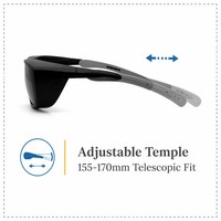 Lunettes de sécurité pour la soudure en gros, verres PC, anti-infrarouge, anti-éblouissement, résistantes aux chocs, réglables, CE EN166 ANSI Z87, unisexe