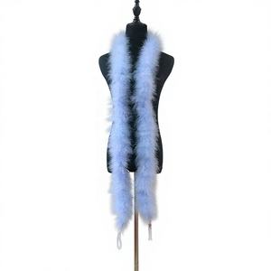 Tiras de Plumas de Pavo Coloridas y Ecológicas, Accesorios de Ropa Densos, Boas de Plumas Largas - Product Image 5