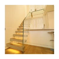 Rampe d'escalier droite en acier inoxydable, fabrication à Foshan, design de main courante pour escaliers, escalier en colimaçon