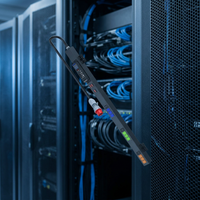 PDU polyvalente à 12 prises 16A 250VAC 50/60Hz, modèle AMP-032, pour usage industriel et distribution d'énergie