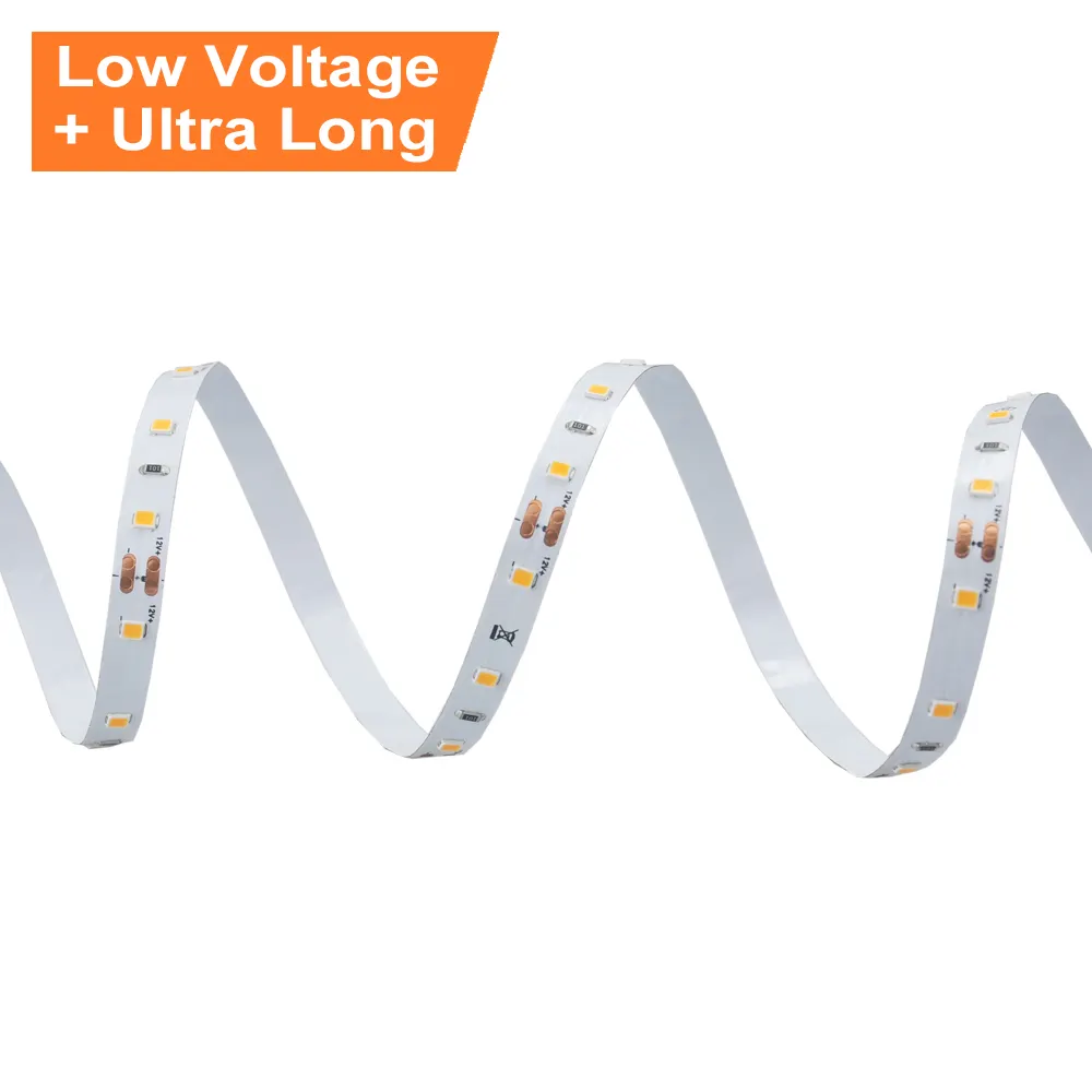 RGB+W Ultra Long Low Voltage 24 Volt 48Volt Flex 5050 LED Strip light 20 30 40 50 60 meter strip led
