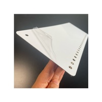 Blanc brillant sublimable blanc simple face marque Sublimation compte à rebours de Noël porte-canne en bonbon 6 "X18"