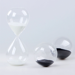 Reloj de Arena, Temporizador Ecológico de <span class=keywords><strong>5</strong></span> y 30 Minutos, Reloj de Arena Colorido con Diseño de Biloba, Minimalista - Product Image 4