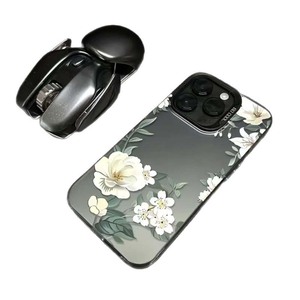 Di lusso bianco stampa di fiori placcato argento chiave TPU custodia per telefono cellulare per <span class=keywords><strong>Iphone</strong></span> 8 X Xr Xs 11 <span class=keywords><strong>12</strong></span> 13 14 15 16 17 Pro Max - Product Image 4