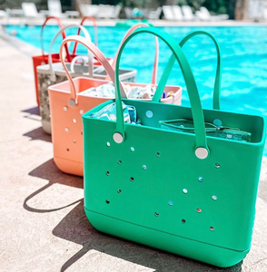 <span class=keywords><strong>Sac</strong></span> fourre-tout unisexe Eva imperméable pour petites filles et femmes, petit <span class=keywords><strong>sac</strong></span> de voyage Bogg, nouveau design, <span class=keywords><strong>sac</strong></span> de plage avec chaîne décorative - Product Image 2