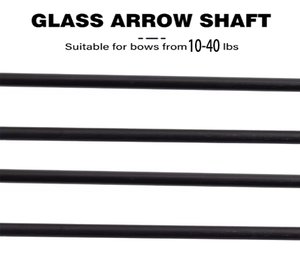 Mũi tên sợi thủy tinh 7mm, 30 inch, đầu cố định, cung recurve truyền thống, dùng cho săn bắn ngoài trời và luyện tập - Product Image 6