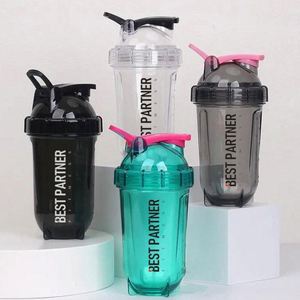 Botella Mezcladora Deportiva Portátil de 500 ml, Libre de BPA, Tritán, a Prueba de Fugas, Apta para Lavavajillas, para Polvo de Proteína, con Logotipo Personalizado para Gimnasio - Product Image 1