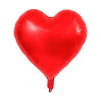 Ballons en aluminium solides en forme de cœur de 18 pouces pour mariages, anniversaires, Saint-Valentin, décorations de fête - Vente en gros