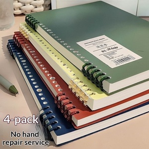 Cuaderno de Anillas Sin Bultos, Tamaño B5/A5, Estilo Vintage, Aspecto de Alta Calidad, Papel PP Dowling, para Estudiantes de Secundaria/Preparatoria/Universidad - Product Image 5
