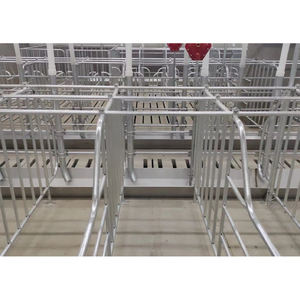 HENGYIN HY-AFS New Anti-corrosion Hot Dip Galvanized Farm Piggery Swine Farm Sow Bed Back Door Design Pig Gestation Crate Long - Product Image 3