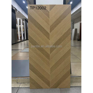 Azulejos de Madera para Piso, Diseño de Terraza Exterior, Revestimiento con Efecto Glaseado, <span class=keywords><strong>Color</strong></span> Cerámico para Piso y Pared, Azulejos Grandes con Aspecto de Madera, Porcelana - Product Image 1