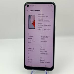 โทรศัพท์ <span class=keywords><strong>Nord</strong></span> <span class=keywords><strong>N100</strong></span> 4G เกรดดีเยี่ยมโทรศัพท์มือสองรองรับ GSM CDMA และ LTE ปลดล็อกจากต้นฉบับ - Product Image 4