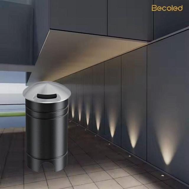 Outdoor Pathway Lighting Waterproof IP65 Inground Light Beam Angle Dimmable LED Spotlight Floor Garden Landscape Recessed Light