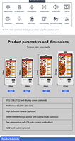 Quiosco de pedidos de McDonald's con impresión térmica de 21,5-23,8 pulgadas, máquina de pedidos de alimentos con pantalla táctil, reconocimiento Facial SDK