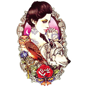 Pegatinas de <span class=keywords><strong>tatuajes</strong></span> temporales resistentes al agua, <span class=keywords><strong>tatuajes</strong></span> falsos de larga duración, personalizados y semipermanentes de colores - Product Image 2