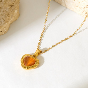 Collier pendentif en acier inoxydable, chaîne de pull pour femmes à la mode européenne et américaine, bijoux tendance et polyvalents - Product Image 2